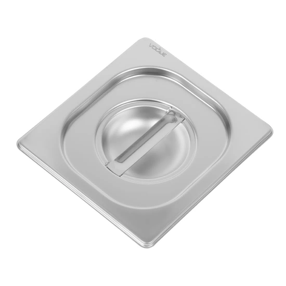 Vogue DW459 304 - Coperchio in acciaio INOX resistente, 1/6, 162 x 176 mm, colore: Argento