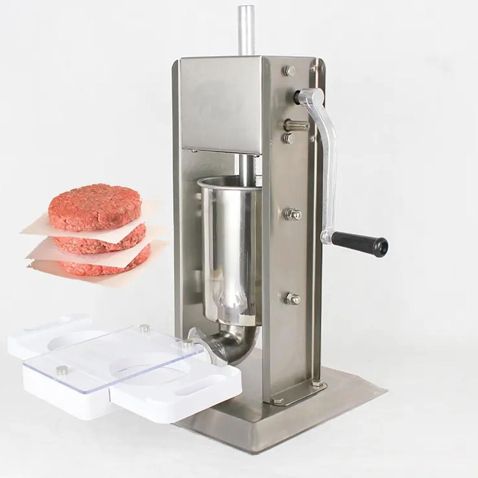 Hamburger Press Patty Maker, Macchina per Hamburger a 2 Fori per tritacarne riempitivo per Salsicce