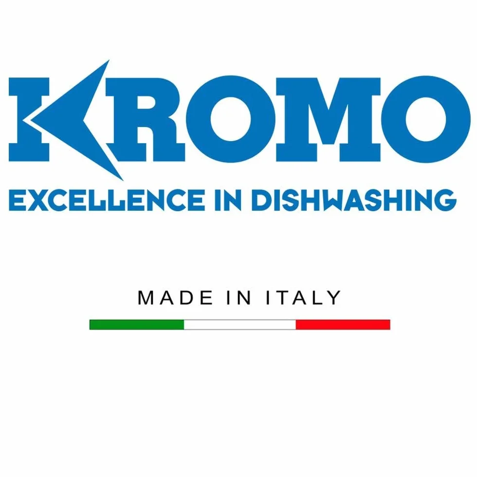 MBH - Lavabicchieri professionale KROMO AQUA 35 in acciaio inossidabile SENZA pompa di scarico. Macchina lavastoviglie per cucina industriale di bar, ristorante e ristorazione.