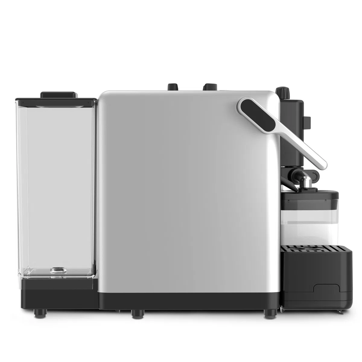 Didiesse MilkSide Macchina Caffè Espresso a Cialde e Latte Caldo, Cappuccinatore, Ampio Serbatoio Acqua da 1.3 L, Consumi 1850W, Funzione Stand-by (Colore Silver)