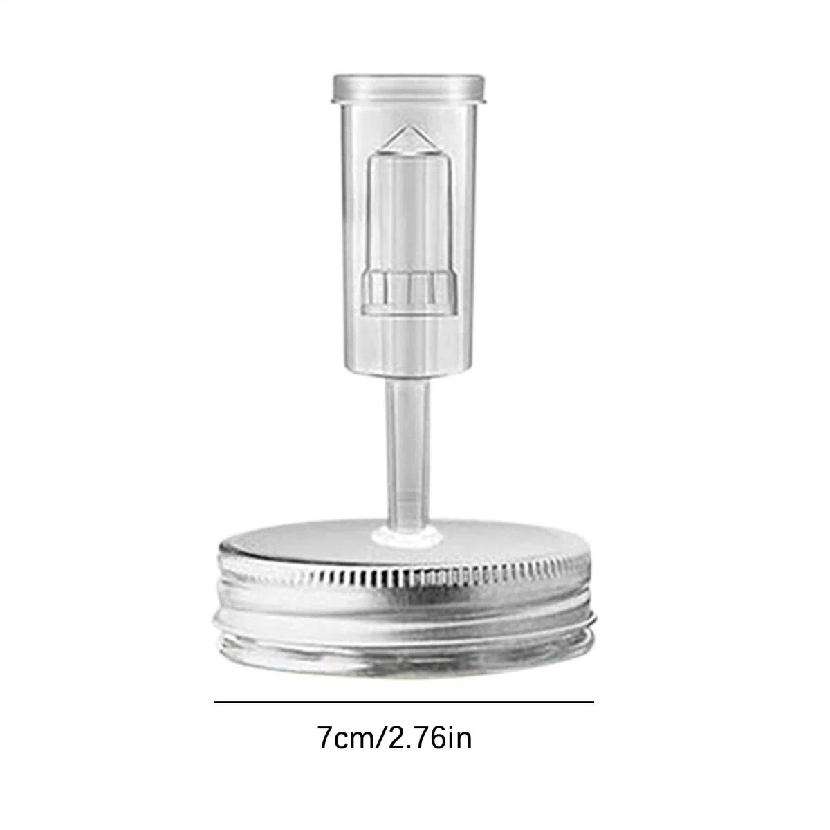 4 Coperchi Per Fermentatore, Gorgogliatore Fermentazione, Coperchi Per Barattolo Fermentazione Masons Jar Fermentation Lids 70mm (barattoli Non Inclusi)