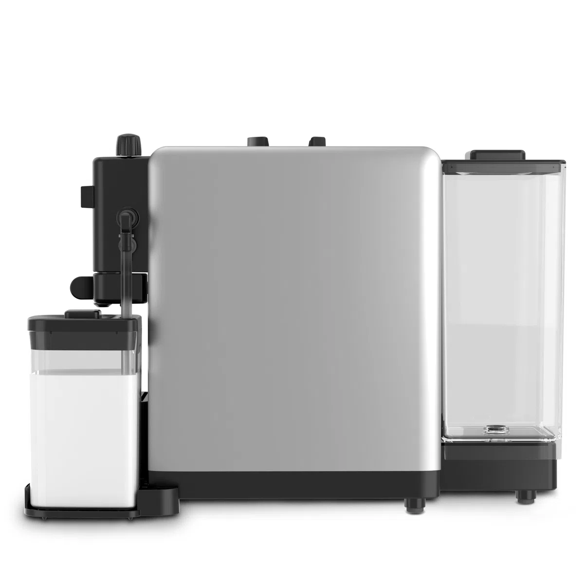 Didiesse MilkSide Macchina Caffè Espresso a Cialde e Latte Caldo, Cappuccinatore, Ampio Serbatoio Acqua da 1.3 L, Consumi 1850W, Funzione Stand-by (Colore Silver)