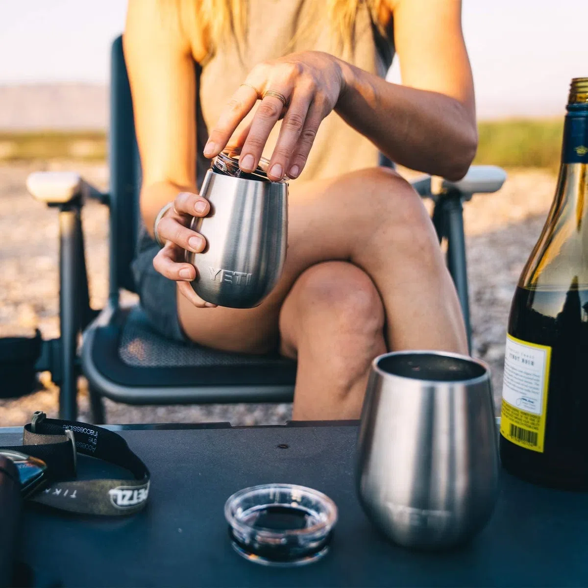 YETI Rambler Magslider Coperchio, Nero, Grande