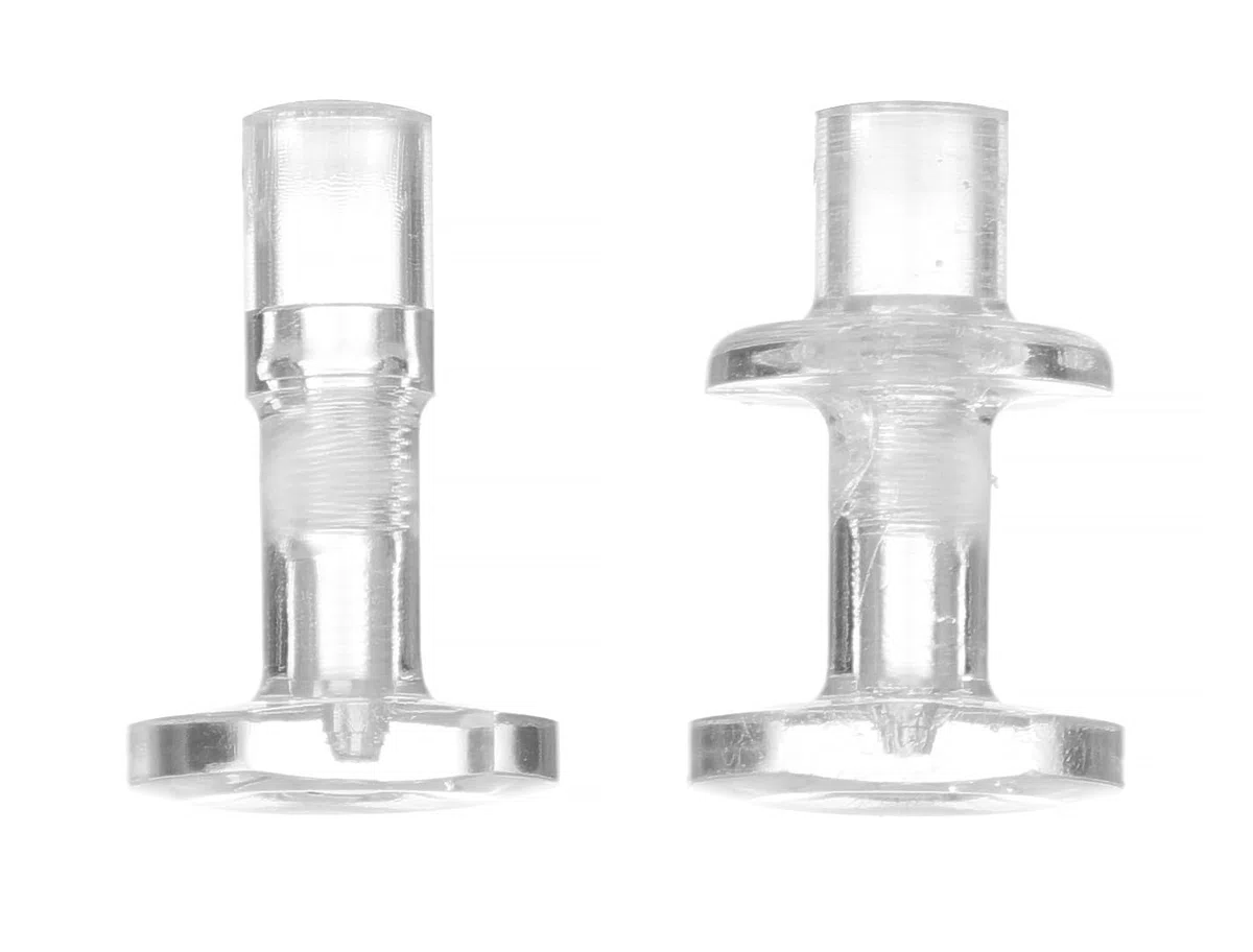 HENDI Agitatori di ricambio per frullatori per bevande - Senza BPA - Set 2 pezzi (singolo + doppio) - Tritan - 32 x 27 x 50 mm