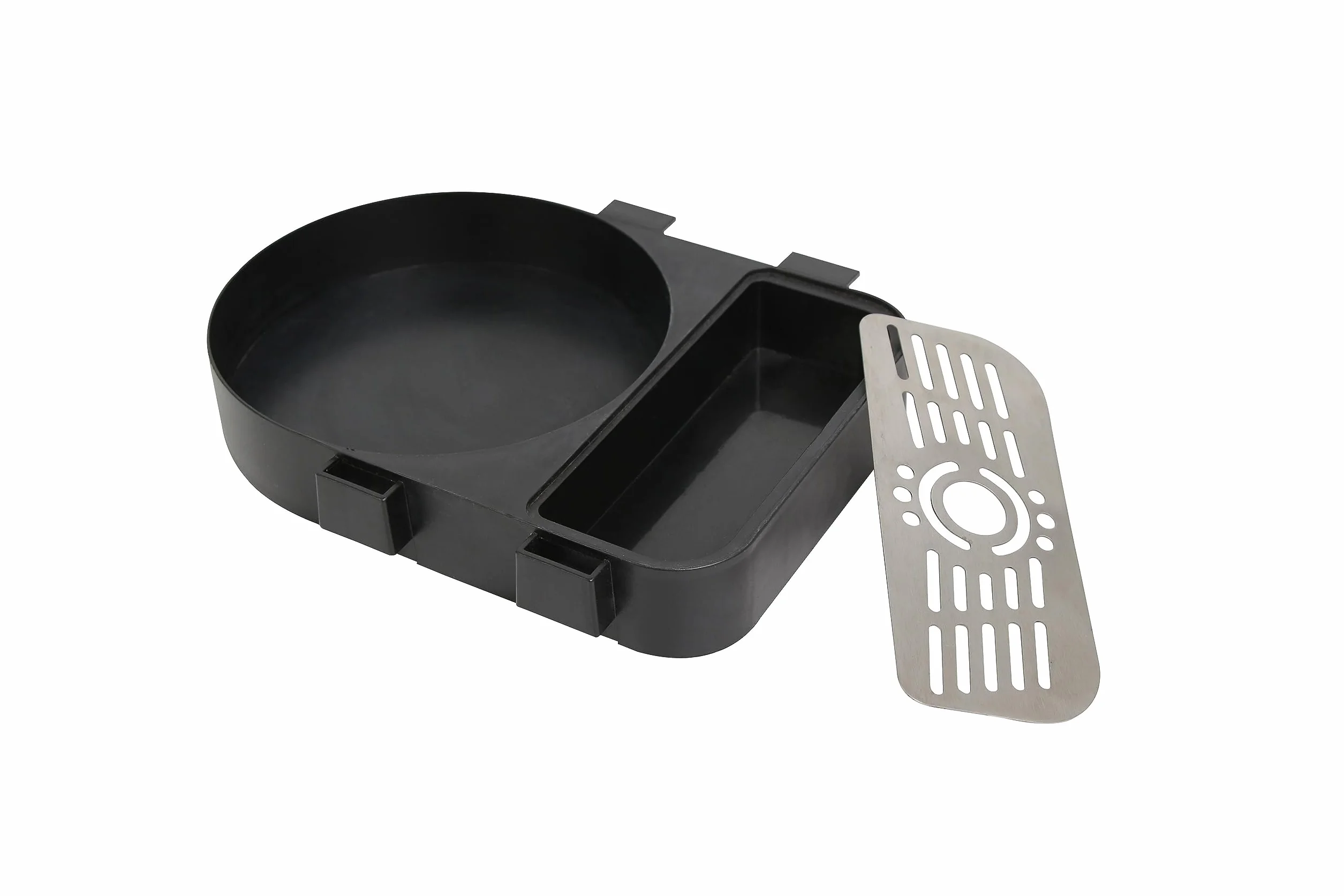METRO Professional Vaschetta raccogli-Gocce per Dispenser di Bevande Airpot da 3-5 L, Polipropilene/Acciaio Inox