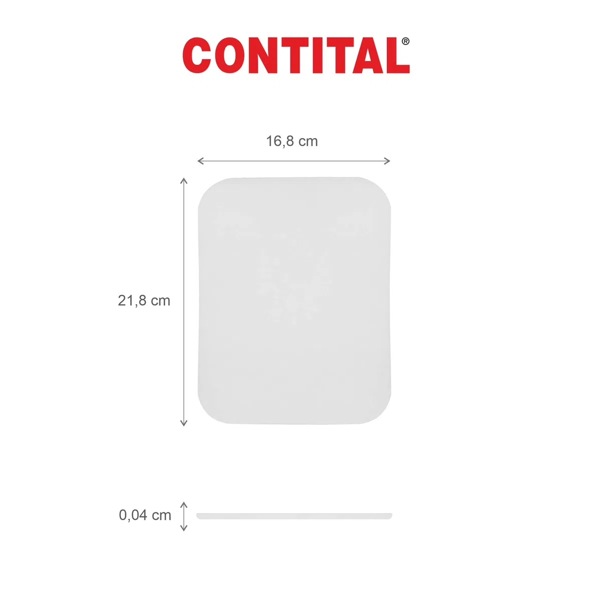 CONTITAL Coperchi Cartone/Alluminio CR29L CA per Contenitori in alluminio 4 Porzioni - 100 pezzi