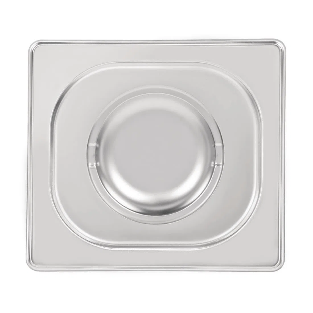 Vogue DW459 304 - Coperchio in acciaio INOX resistente, 1/6, 162 x 176 mm, colore: Argento