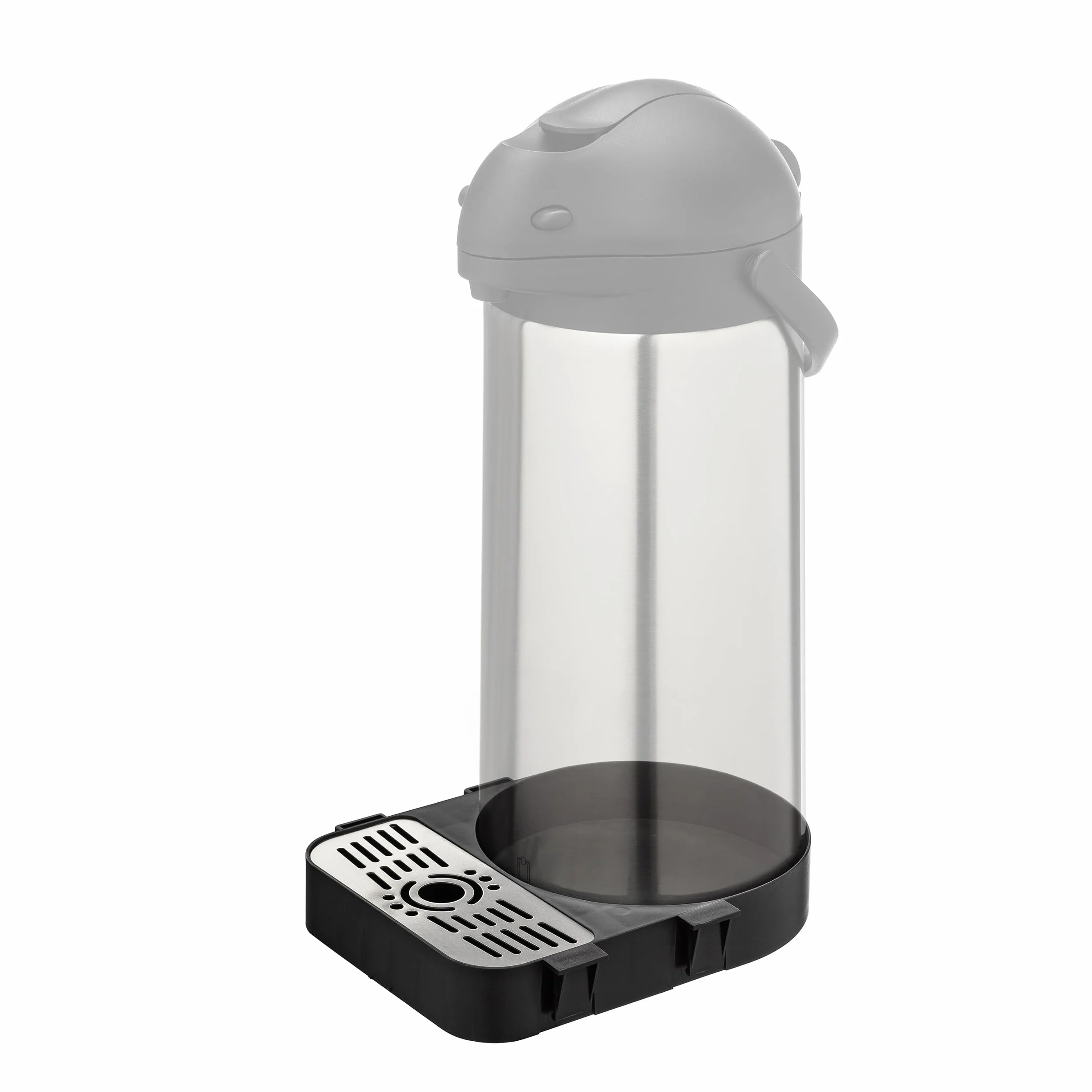 METRO Professional Vaschetta raccogli-Gocce per Dispenser di Bevande Airpot da 3-5 L, Polipropilene/Acciaio Inox