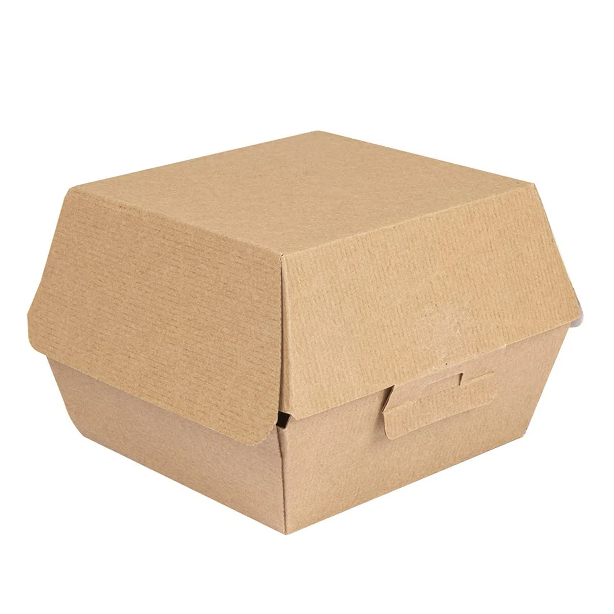 Garcia de Pou 50 pezzi - Scatole Hamburger 'Thepack' 220 G/M2 13 x 12,5 x 9 cm naturale cartone ondulato Nano-Micro