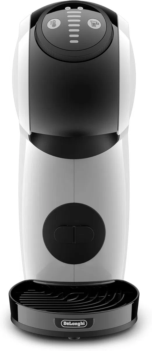 De’Longhi Nescafé Dolce Gusto Genio S – Macchina da Caffè a Capsule Automatica, 15 Bar, Hot & Cold, Bundle 32 Capsule: Cappuccino+ Espresso Milano, Bianca (EDG226.W)