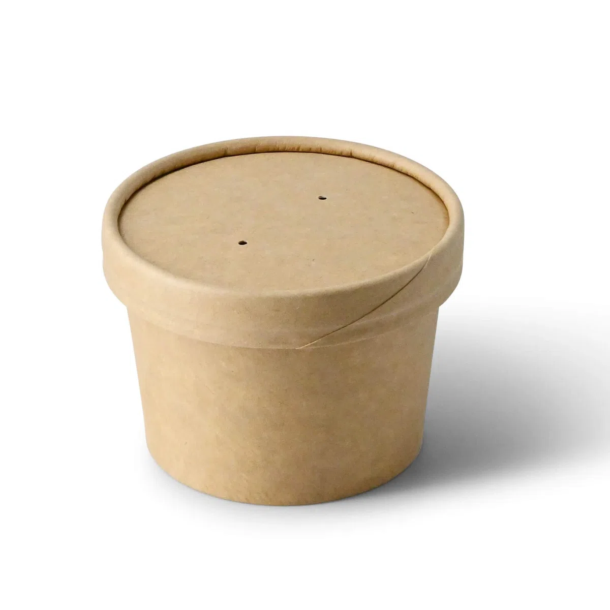 BIOZOYG Coperchi in Cartone per Tazze 25 Pezzi Ø 90 mm Marrone Terrina Per Zuppa Con Coperchio Rivestito Monouso Coperchi Cartone Membrane Ciotole Asporto Ciotola Insalata Terrina Coppe Gelato