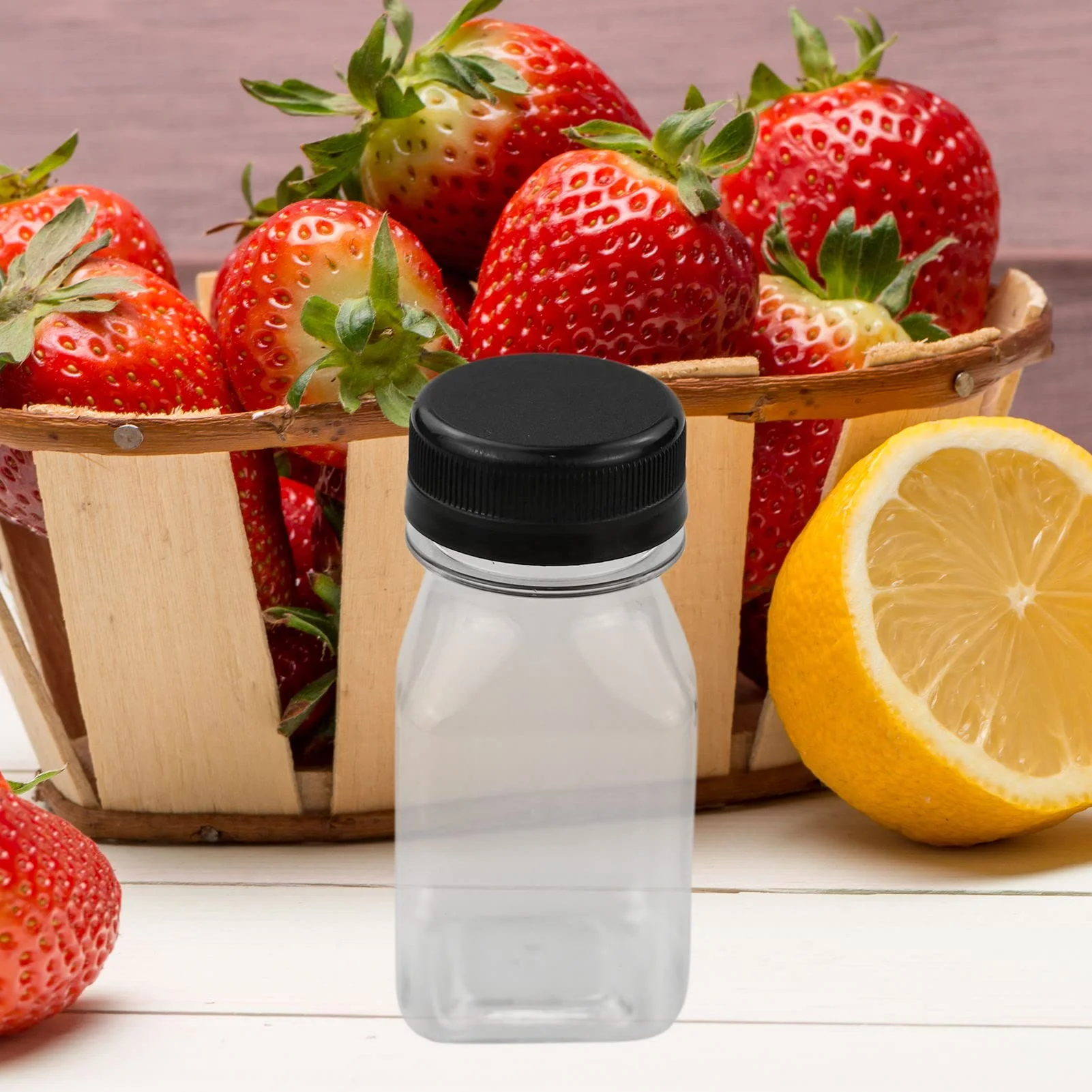 SZCXDKJ Confezione da 16 bottiglie vuote per succhi di frutta, latte, caffè e altre bevande da 120 ml