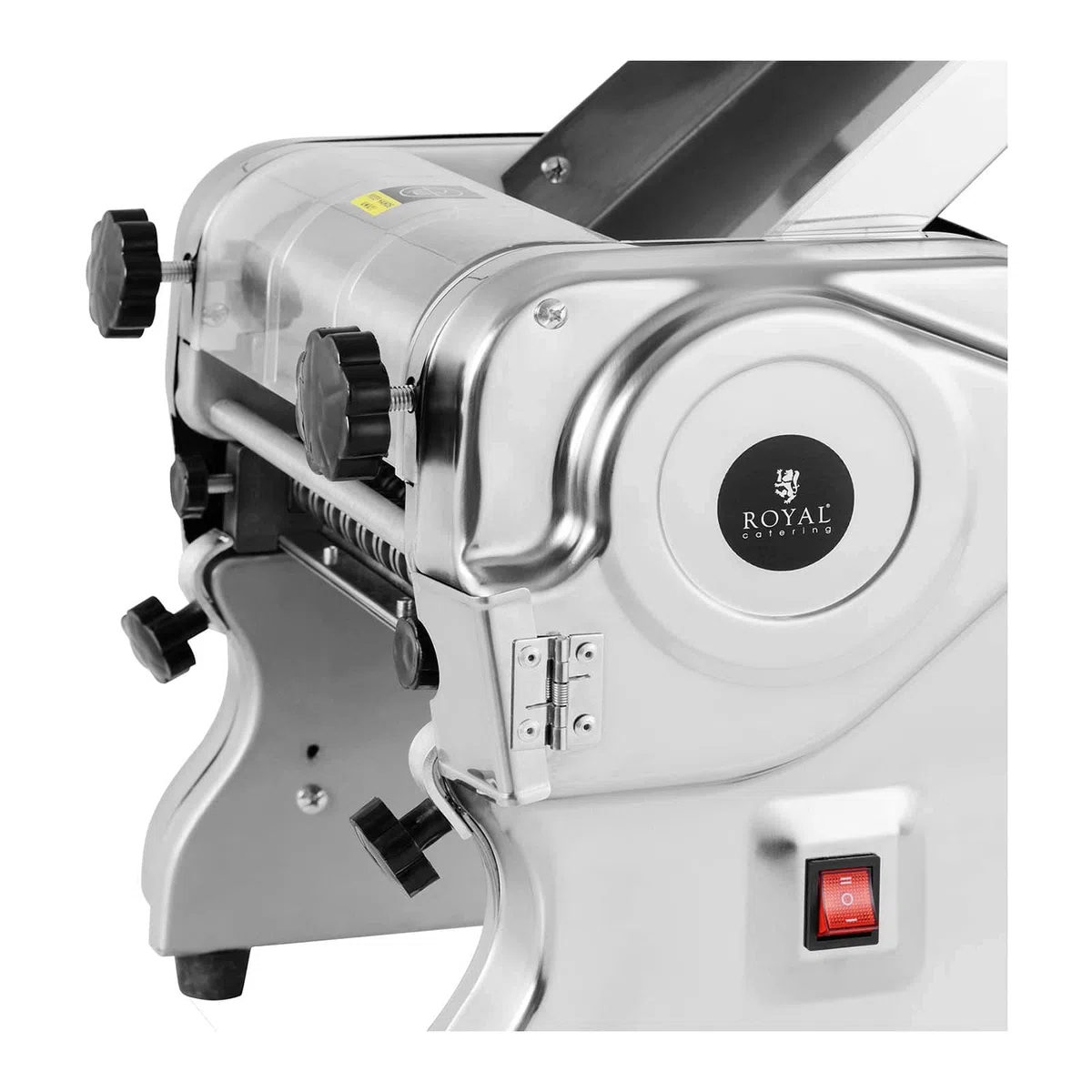 Royal Catering Sfogliatrice Elettrica Macchina Per Fare La Pasta Fresca RC- EPM220 (22 cm, Da 1 a 14 mm, Acciaio Inox)