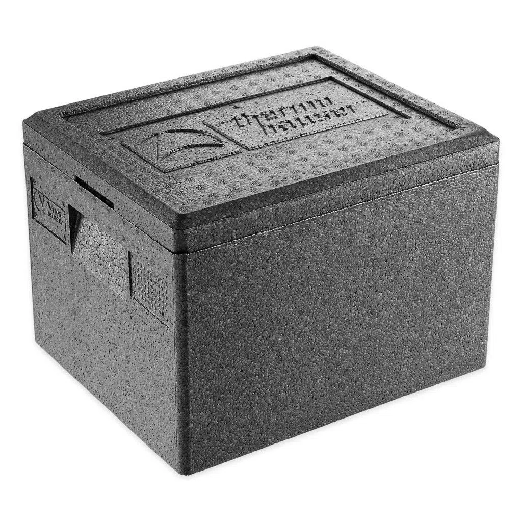 thermohauser Scatola termica EPP GN 1/2 con coperchio, 19 litri, 39 x 33 x 28 cm