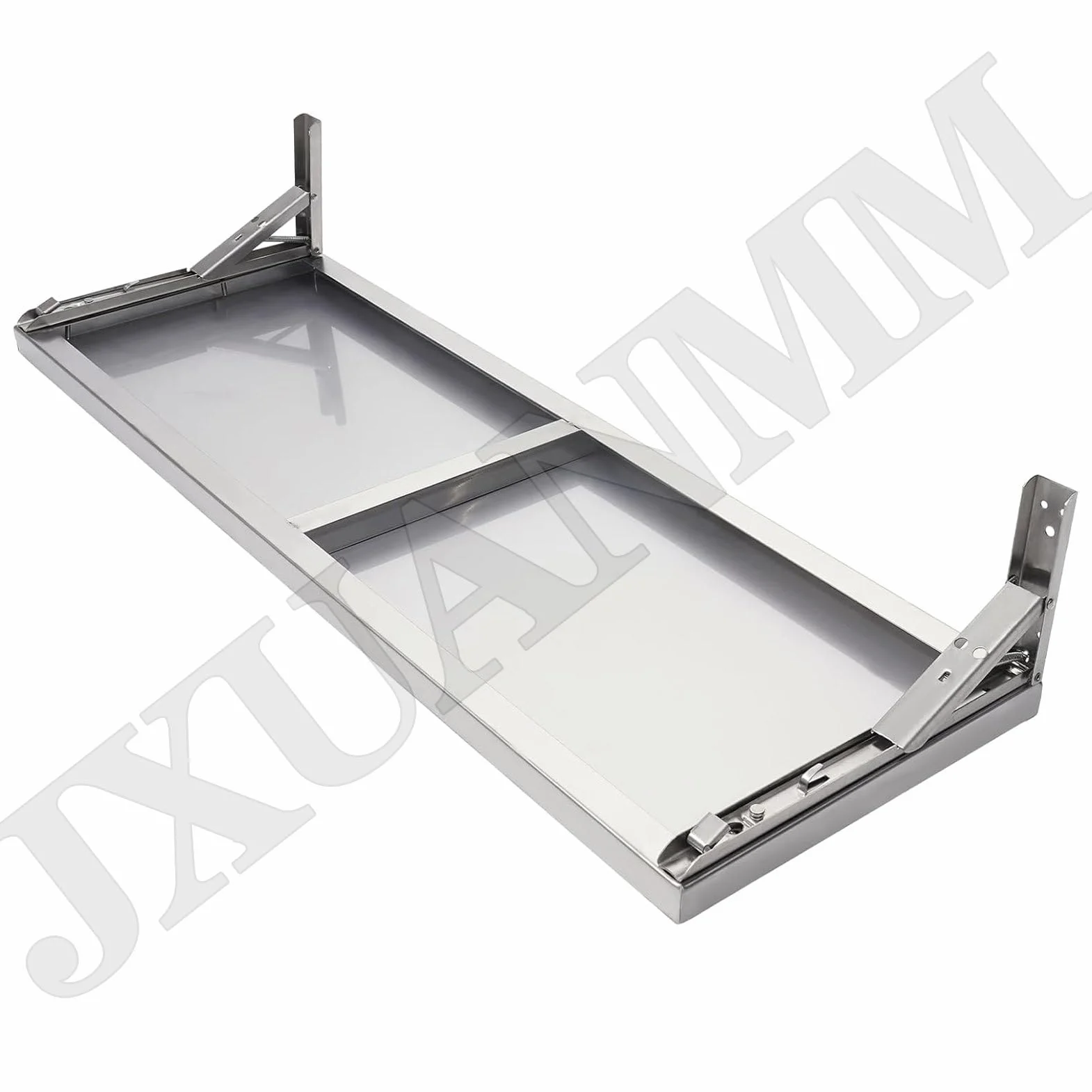 Mensola pieghevole da parete in acciaio inossidabile, mensole da parete per uso commerciale, per camion, rimorchi, finestre, ristorante, cucina, casa, ripostiglio, garage, 90 x 40 cm