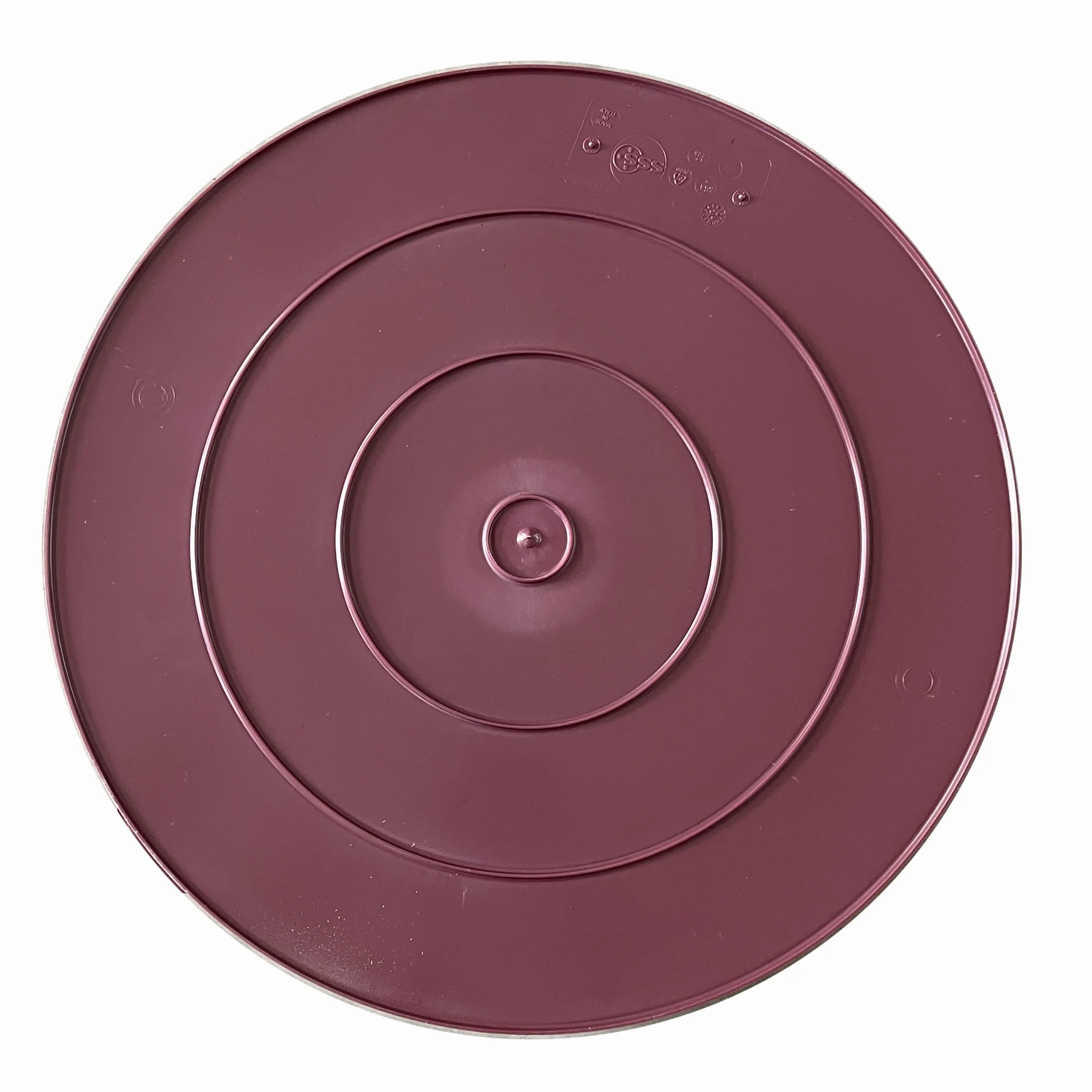 Mobil Plastic | Mastello alimentare 1000 litri in plastica resistente | Per vendemmia, alimenti e liquidi | Color vinaccia